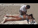 Mature Russian Full Body Beach Massage