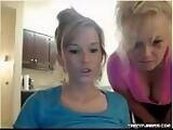 Mom and Daughter Webcam Flash